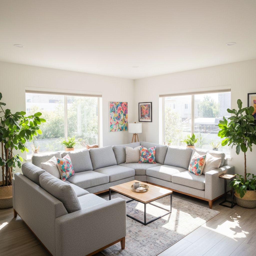 Guest-ready living room