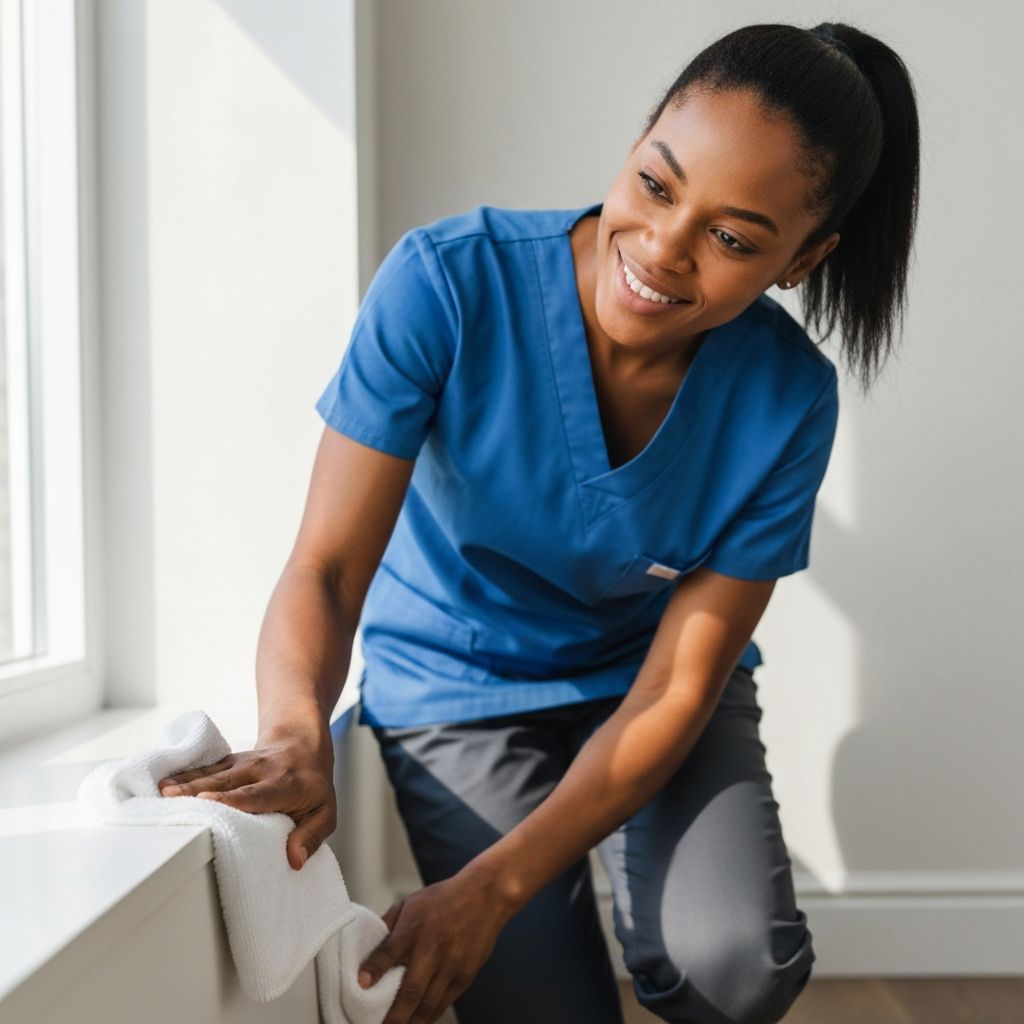 Deep cleaning detail work